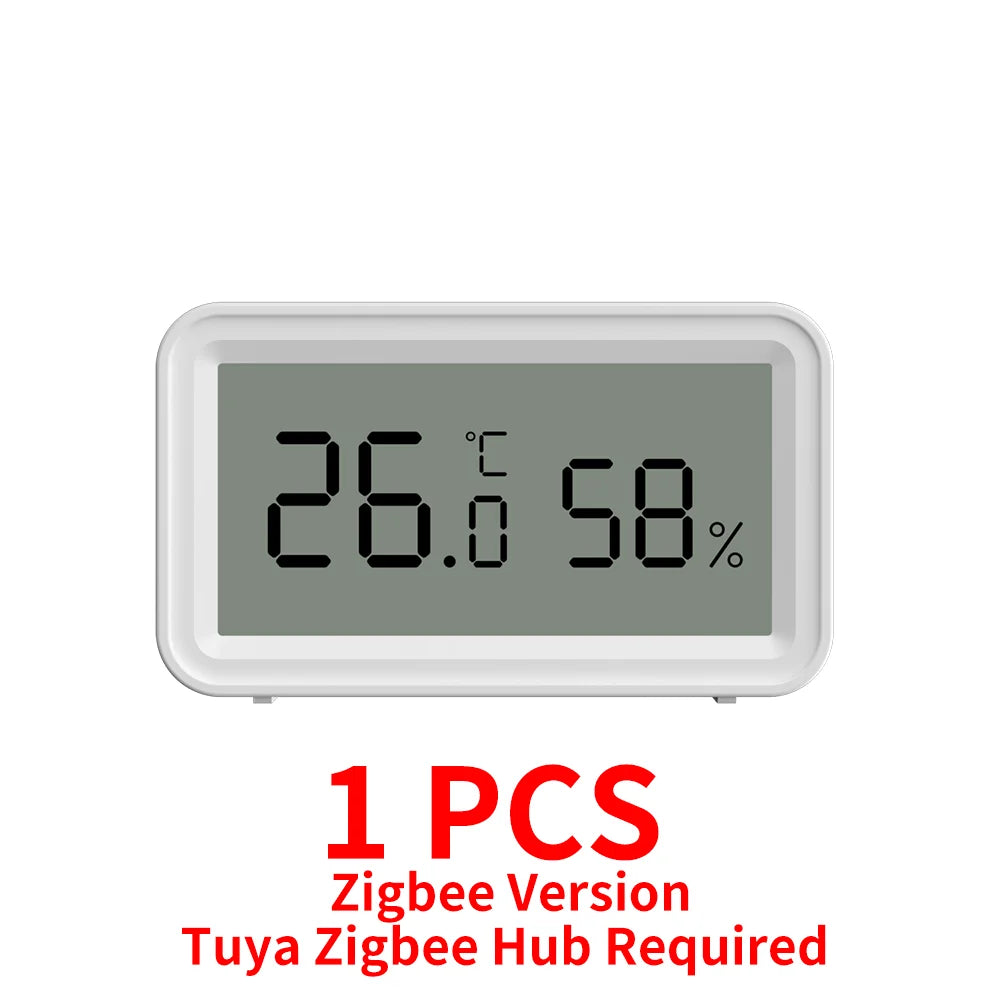 Tuya Zigbee Wifi Temperature and Humidity Sensor APP Remote Control Smartlife Work with Yandex Alexa