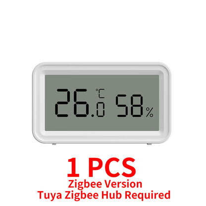 Tuya Zigbee Wifi Temperature and Humidity Sensor APP Remote Control Smartlife Work with Yandex Alexa