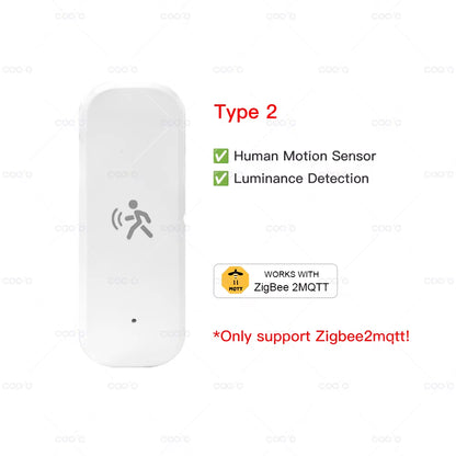 Zigbee 10G Mmwave Radar Motion Sensor Human Detector with Illuminance Temperature Humidity Sensor Support Tuya Zigbee2Mqtt