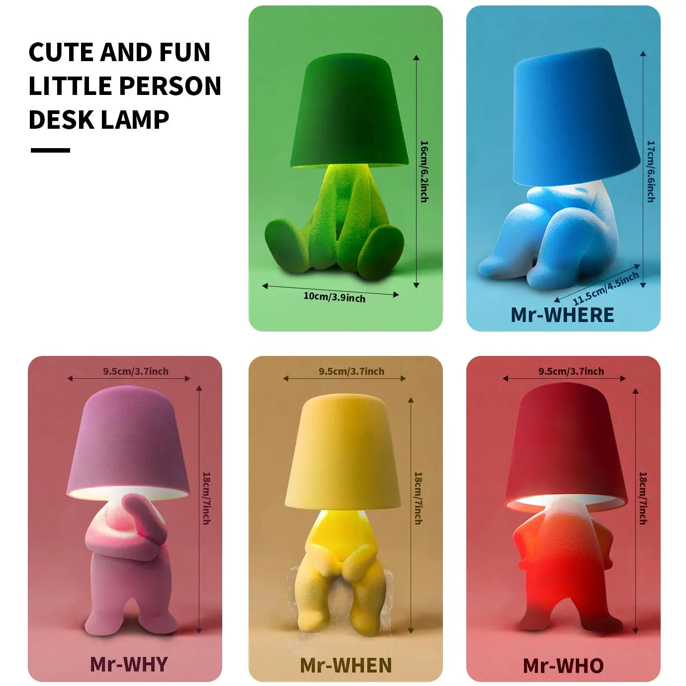 Creative Design Table Lamp, USB Rechargeable LED Night Light, Atmosphere Lights, 3-Way Dimmable Modern Night Lamp, Nightstand Lamp for Home, Living Room and Office, Nightlight for Bedroom #GLOBAL PICKS