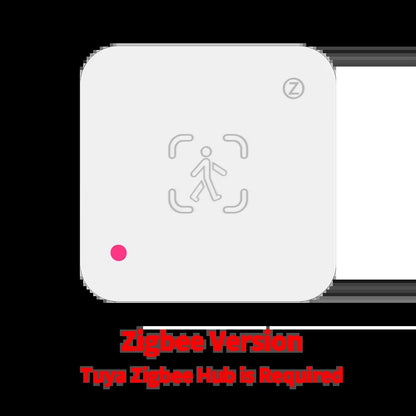 Tuya Zigbee Wifi Human Presence Sensor Mmwave Radar Detector with Luminance Sensor for Smart Home Smart Life Replace PIR Sensor