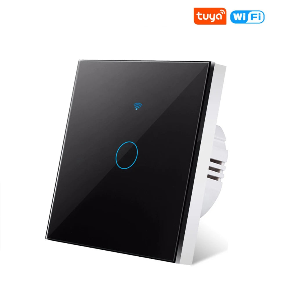 Tuya Smart Life Light Switch Wifi Touch Sensor Smart Switch App Remote Control No Neutral Wire 110V 220V for Alexa Google Home