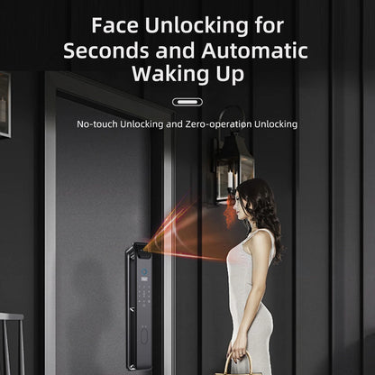 LIFFEN Wishome App Fingerprint Smart Door Lock Face Recognition Fingerprint Lock with Camera Biometric Door Smart Digit Lock