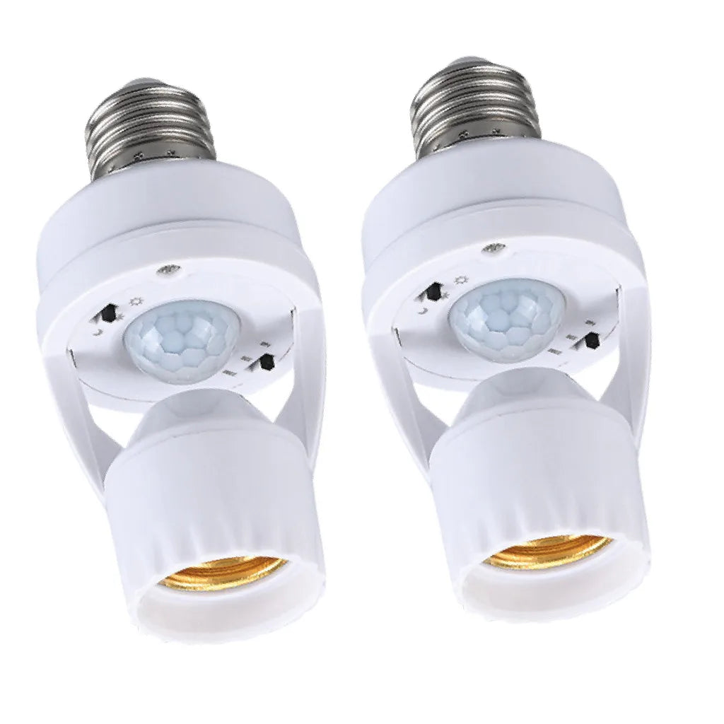 Smart Motion Sensor Light Bulb Holder E27 PIR Induction Sensor Adapter Lamp Base Converter Automatic LED Switch AC 110V 220V